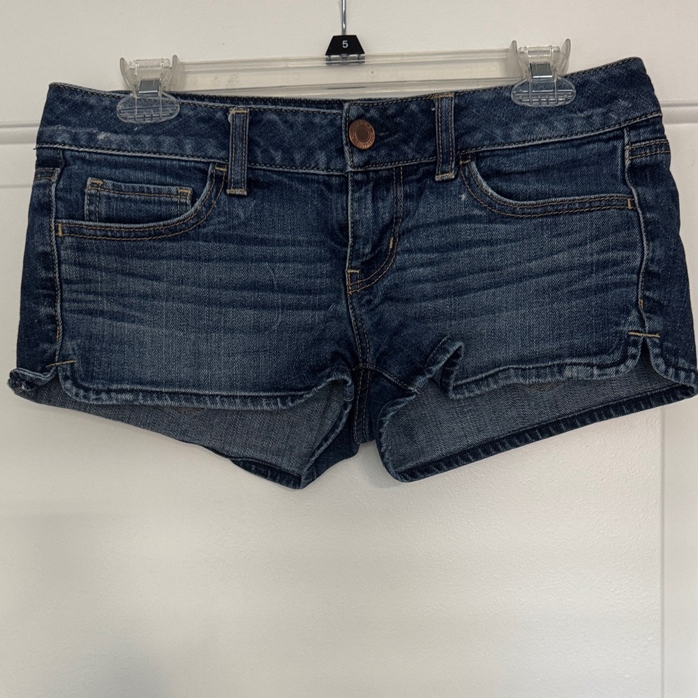 American Eagle Outfitters Dark Blue Jean Shorts